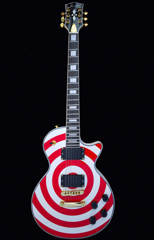 New Firefly FFSPS Electric Guitar (Red&White Bullseye Color )