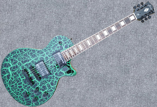 NEW Firefly FFSP ELECTRIC GUITARS (Green Crackle Color)