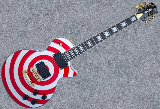 New Firefly FFSPS Electric Guitar (Red&White Bullseye Color )