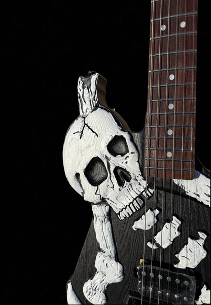 New Firefly Bone Shredder Classic Model Electric Guitar (Matte Black Color)