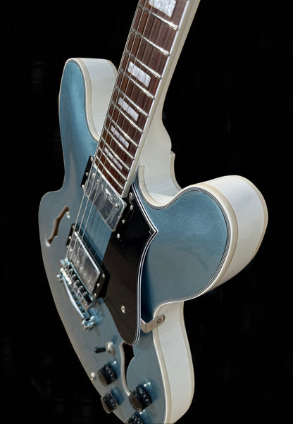 Firefly FF338PRO Full Size Semi Hollow body Electric Guitar (Metallic Blue Color)